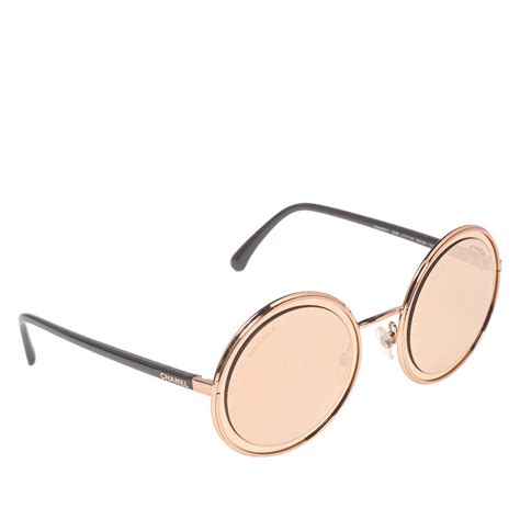 rose gold sunglasses chanel|authentic Chanel sunglasses sale.